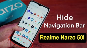 How to Hide Navigation Bar in Realme Narzo 50i | Realme Narzo 50i Navigation Gestures Settings