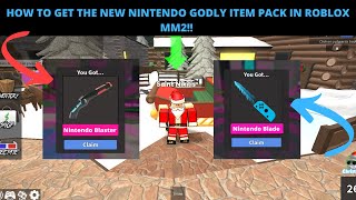 HOW TO GET THE NEW NINTENDO GODLY ITEM PACK IN ROBLOX MM2 | MURDER MYSTERY 2 NEW UPDATE