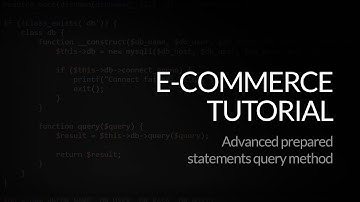 PHP E-commerce Script: Multi-Parameter Queries With Prepared Statements