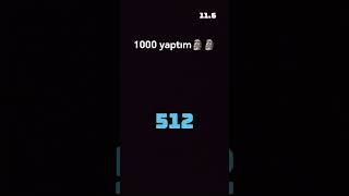 19 saniye yaptım kendi rekorum