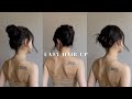 3 Easy 60 Second Hair Up