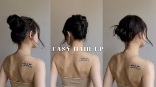 3 Easy 60 Second Hair Up