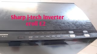 top loading Sharp j-tech inverter timbul E2