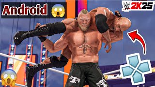NEW WWE 2K25 PSP V1.6 BEST MOD ANDROID [PPSSPP EMULATOR]GAMEPLAY 🔥 