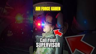 Air Force Karen Pulls Rank on Cops… INSTANT Karma😱