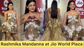 National Crush Rashmika Mandanna With Cute Smile Ramp Walk For Jio World Plaza At Bkc