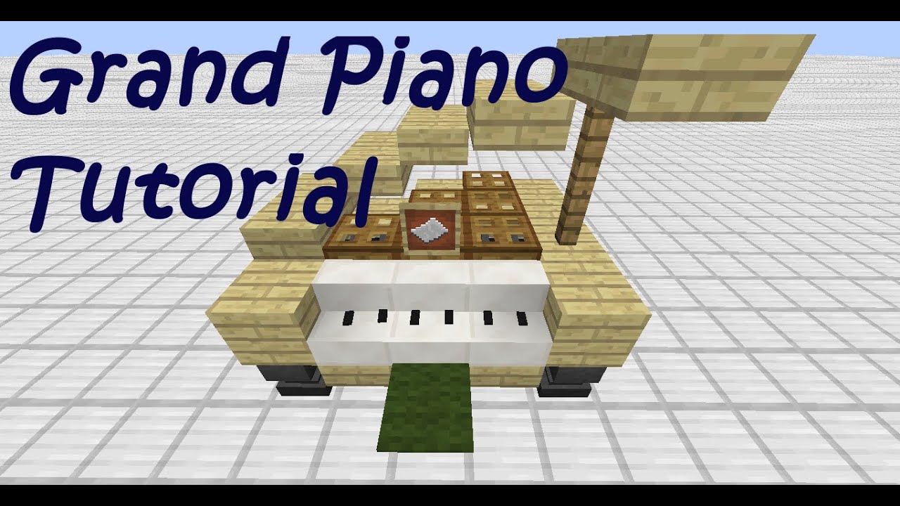 Minecraft ~ Grand Piano [Tutorial] - YouTube