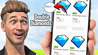 I Bought Double Diamonds In Free Fire 100% Real!