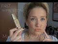 FIRST IMPRESSION! // Max Factor "RADIANT LIFT" Foundation // Birthe.loves.Makeup