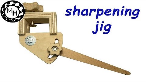 Homemade sharpening jig for woodturning tools (free plans)
