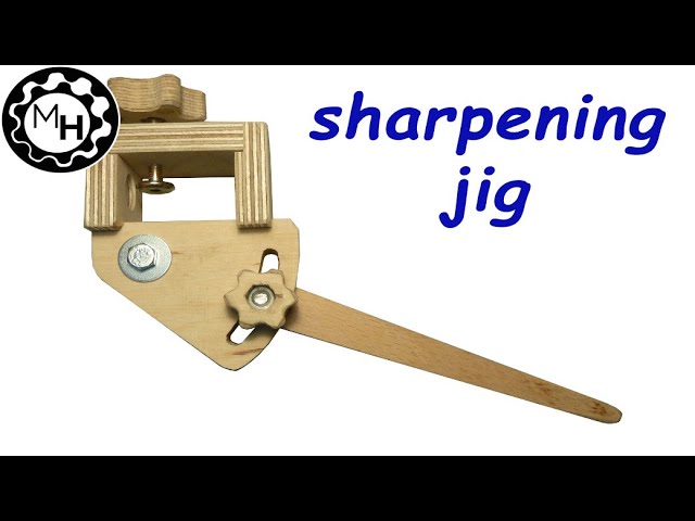 Homemade Knife & Scissors Sharpening Jig — Free Plans