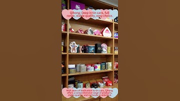 Qihong: Deep in tin cans, full range, stable quality, easy choice.#tincan #teabox #cakebox #fyp