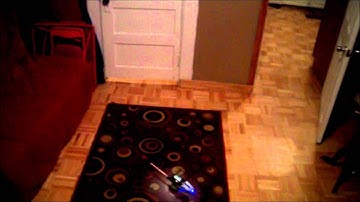 mCP X Tethered from cieling, practicing inverted flight.. DON