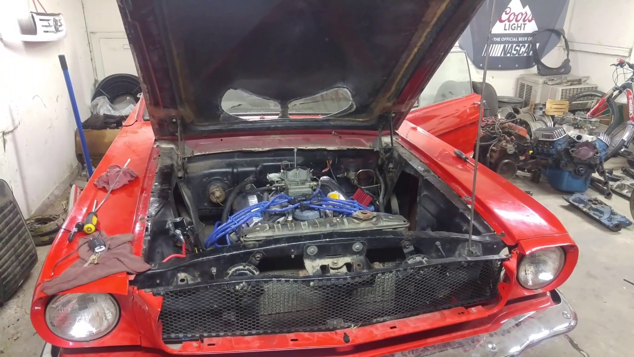 1965 mustang first start up 5.0 HO swap
