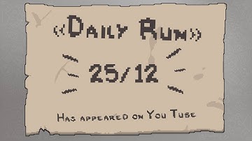 Isaac daily run [25/12]