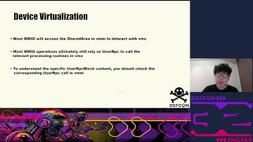 DEF CON 32 - Bug Hunting In VMware Device Virtualization - JiaQing Huang, Hao Zheng, Yue Liu