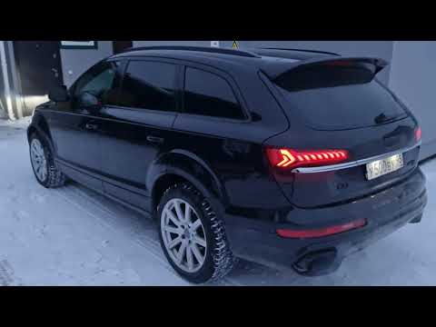 Передние фары и задние фонари AUDI Q7 4L LED с ALI (видео 2)