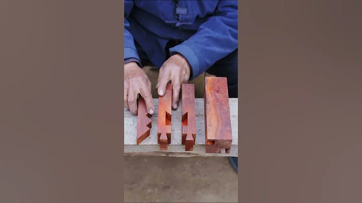Chinese Master Carpenter Cuts Dovetail Joints For Table Legs No Nails,Incredible！#woodworking  #wood