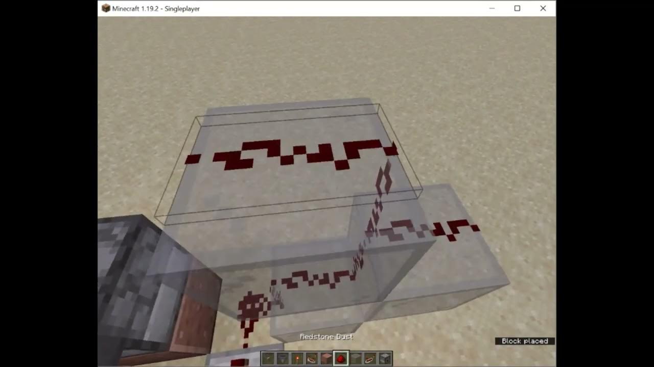 Minecraft tutorial How to make a redstone key card reader 1.19.2 Java