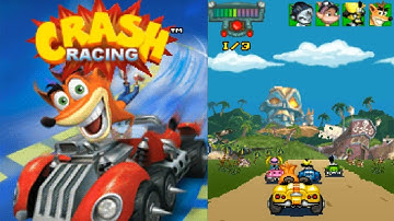 Crash Racing JAVA GAME (Wonderphone 2005 year) FULL WALKTHROUGH