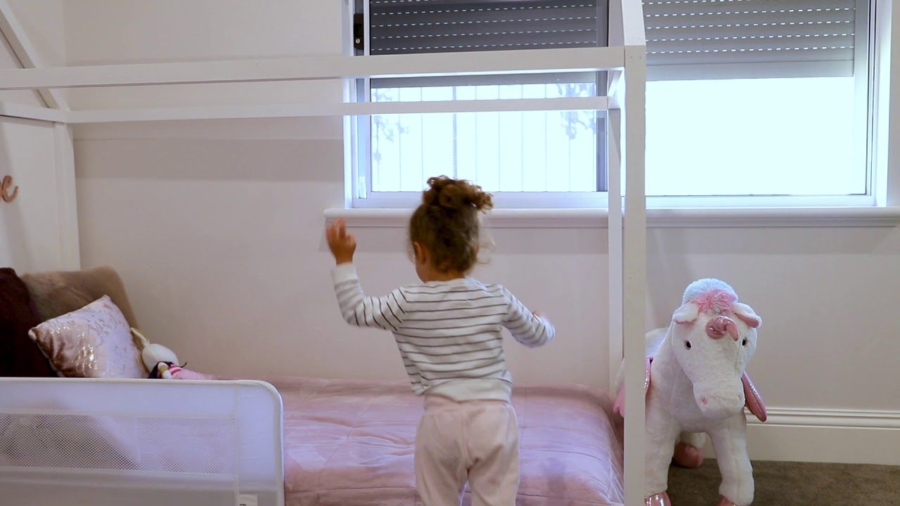 Nu Style Roller Shutters - Bedroom Window Roller Shutter in Surfmist white