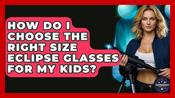 How Do I Choose The Right Size Eclipse Glasses For My Kids? - Astronomy Made Simple