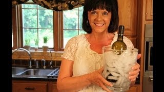 How To Fill an Ice Bucket And Chill White Wine
