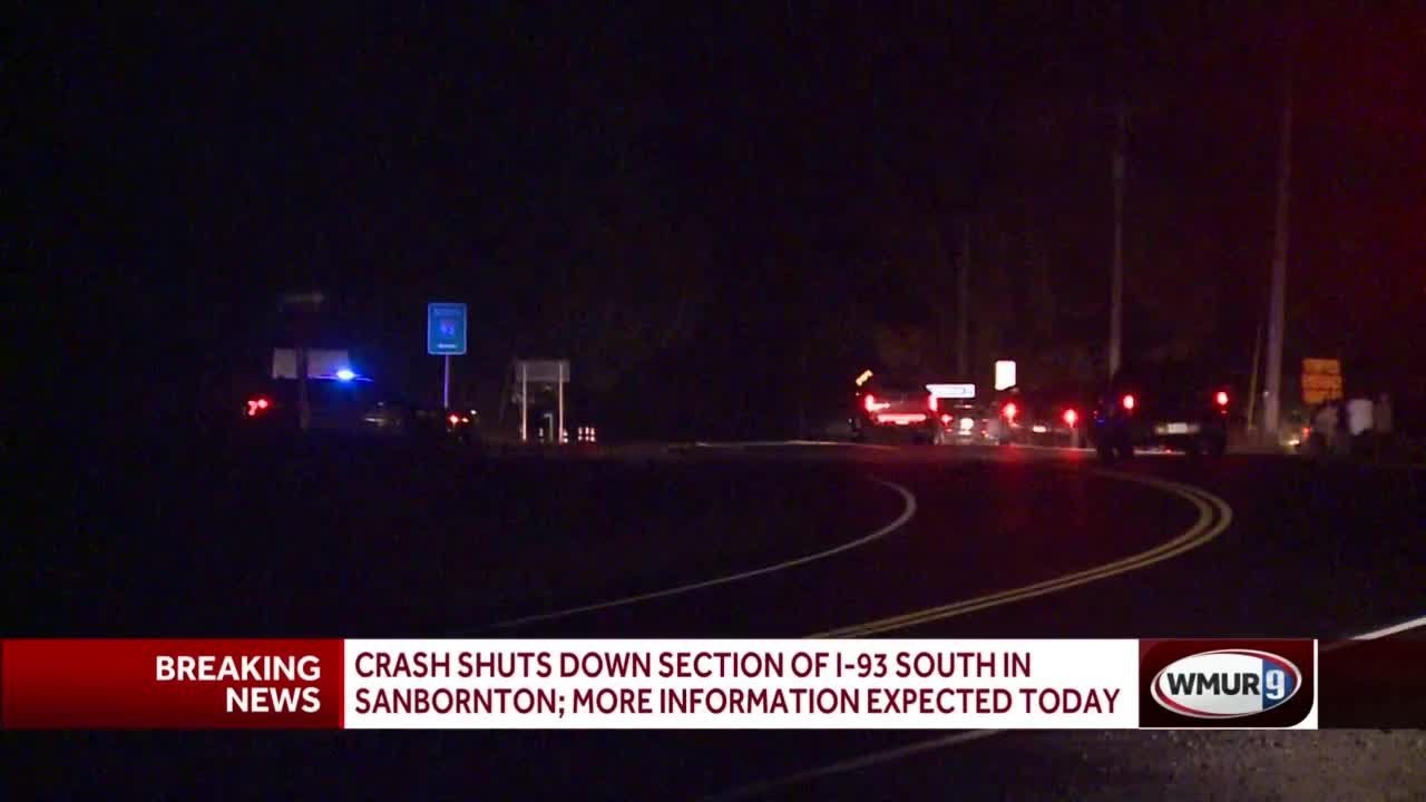 NH state police investigating two crashes on I-93 - YouTube