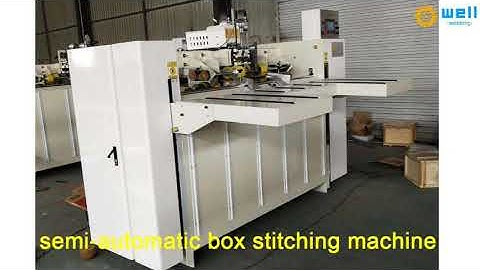 Semi automatic paper board #folder  gluer two pieces glue carton folding and gluing #machine