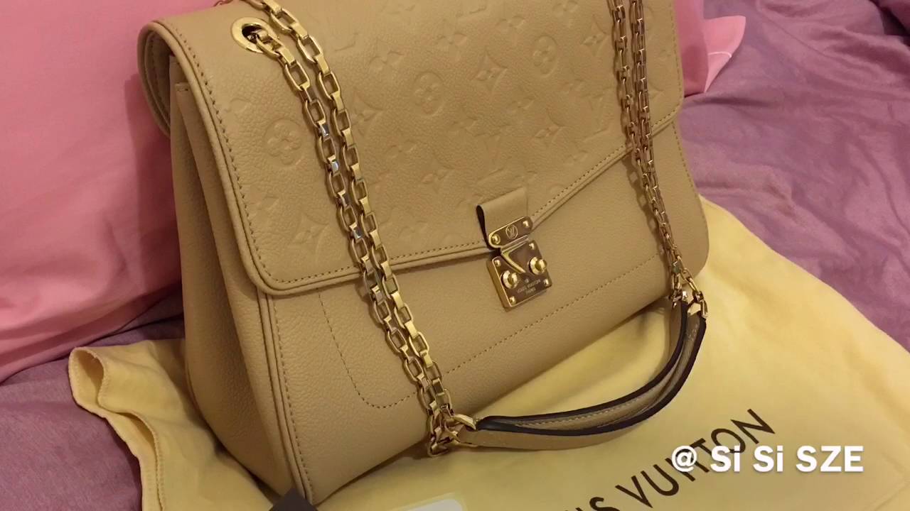 Louis Vuitton Monogram Empreinte Saint Germain MM Dune at Jill's