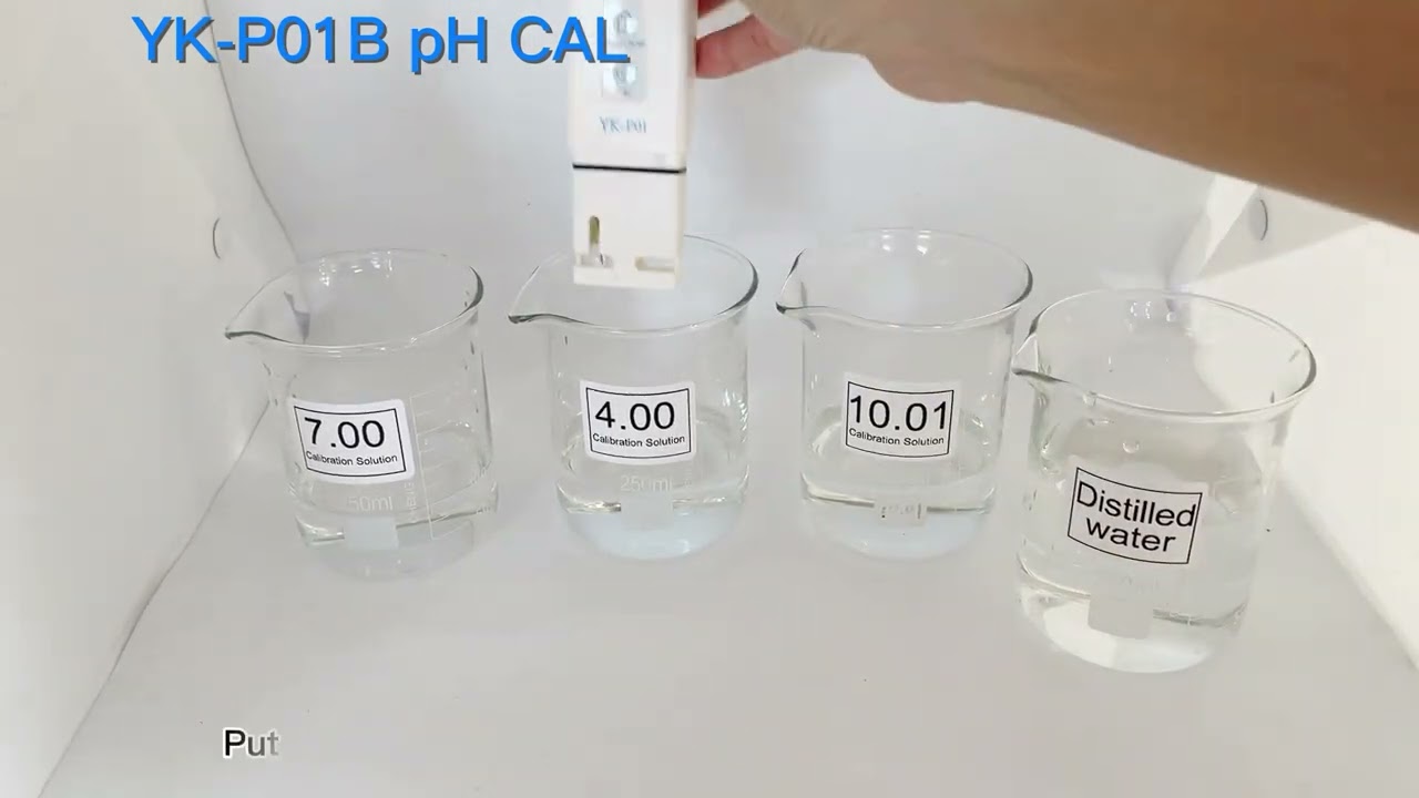 HOW TO Calibrate YINMIK YK-P01B pH Meter