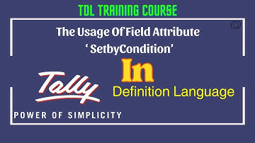 Tdl Programming :  The Usage Of Field Attribute 