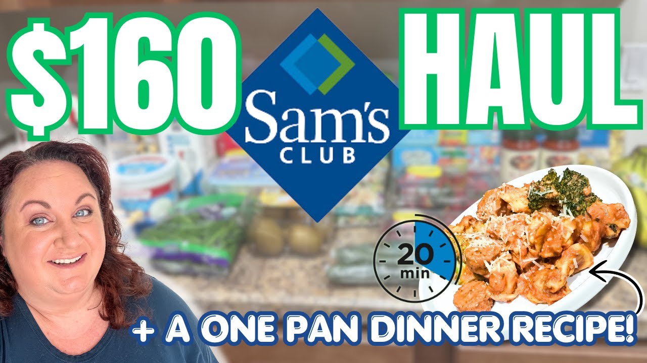 Sam’s Club Haul + Dinner in 20 Min?! 🕒 Quick & Creamy Tortellini Recipe ...
