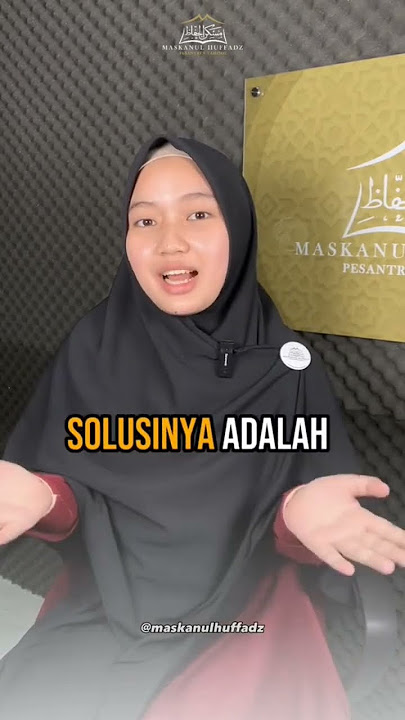 Tips for those who memorize the Quran #santri #shortsvideo