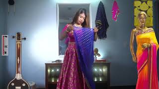 How To Wear Lehenga Saree Lesson Diy Sushmita Roka Facemeu