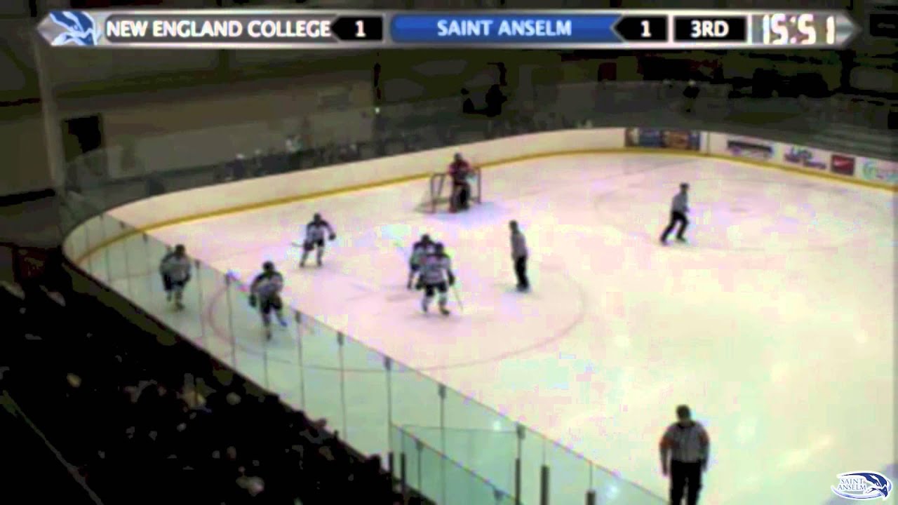 Highlights Men's Ice Hockey vs. New England College YouTube