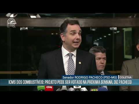 Bolsonaro,Lira e Pacheco anunciam PEC que reduz impostos sobre combustíveis - RN - 07/06/2022