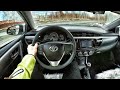 2013 TOYOTA Corolla 1.6 MT - POV TEST DRIVE / Тест драйв от первого лица