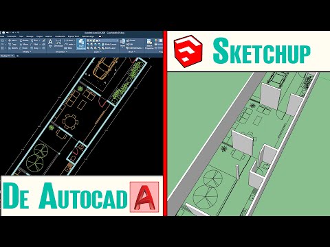 Video: ¿Se pueden abrir archivos de SketchUp en AutoCAD?