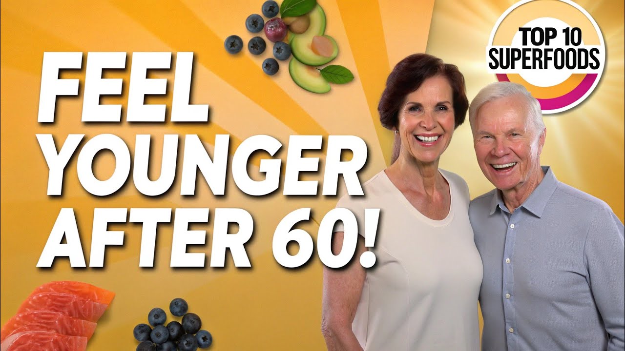 “10 Foods That Make You Younger After 60 | Stay Active, Energetic, and Beautiful”