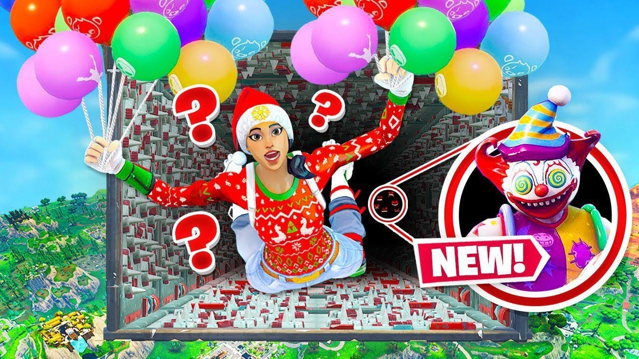 Balloon Clown Fortnite New Balloon Escape Gamemode In Fortnite Battle Royale Youtube