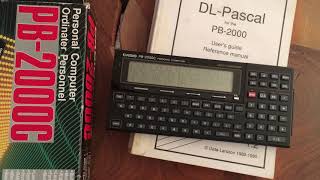 Casio PB-2000C / DL-PASCAL Demo
