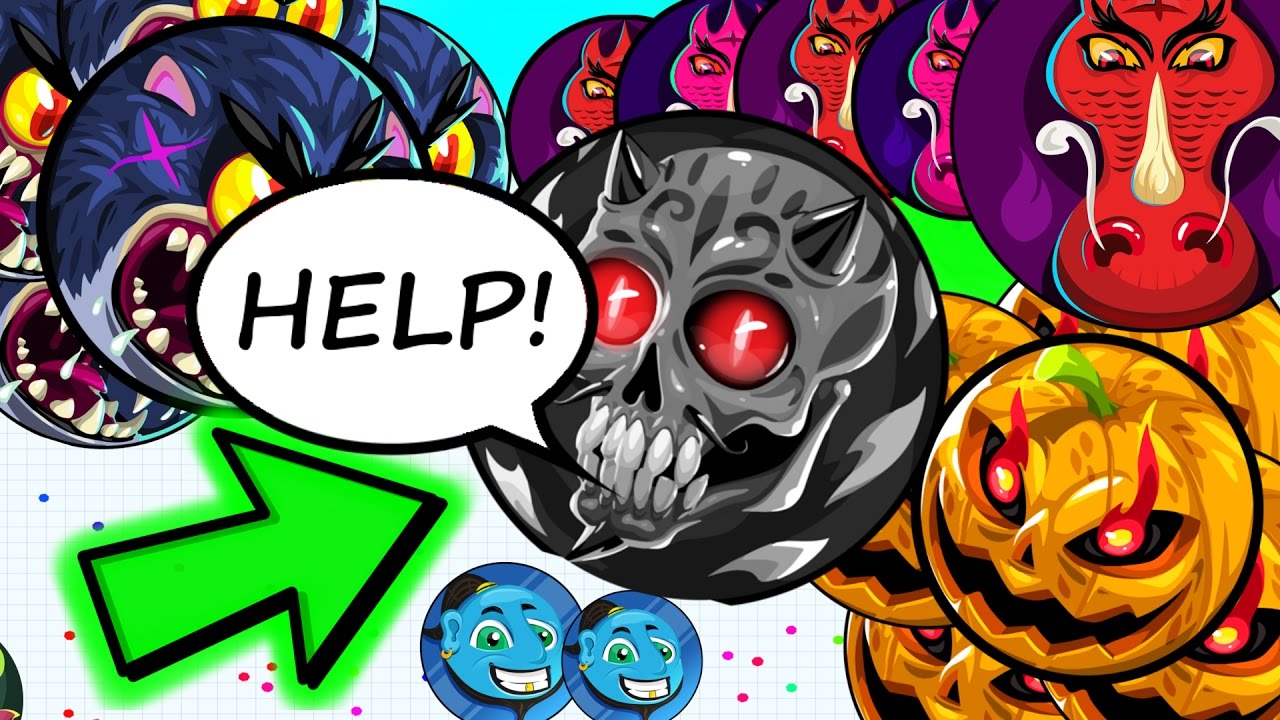 IMMORTAL *GLITCHED* AGARIO DOUBLE MINI-POPSPLIT?! // ULTIMATE AGAR.IO POPSPLIT