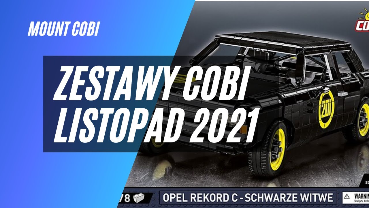 ZESTAWY COBI WYDANE W LISTOPADZIE 2021