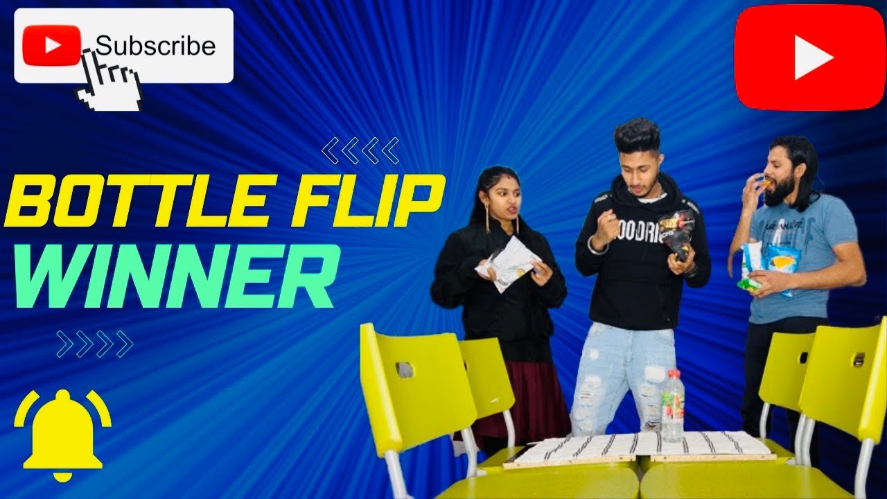 Best bottle flip challenge game Funnyvideo YouTube