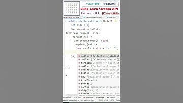 Pattern 121 | Java 8 Features #shorts #java #coding #trending #programming