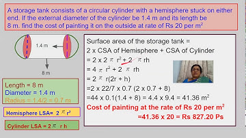 Mensuration IV TSA and Volume Combination of Solid Shapes/Made easy/MSC,MED/30 years experience/SSC