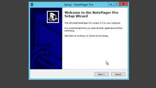 How to Install NotePager Pro Standalone SMS and Text Messaging Software screenshot 2