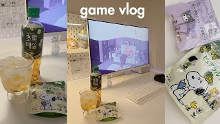 game vlog 🎮👾 cozy gaming, organize w/me, ikea, slice of life