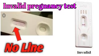 Invalid Test Results On Pregnancy Test Invalid Pregnancy Test In Bangla